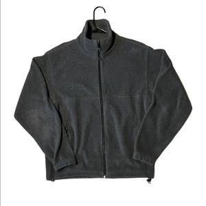 Columbia Men's Grey Sweater Full-Zip Fleece Small